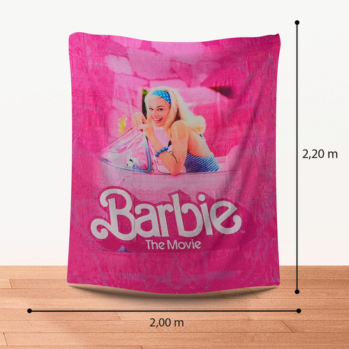 Cobertor Sobrecamero Barbie Matrimonial