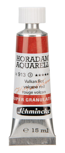 Aquarela Schmincke Horadam Granulation 15ml 913 Volcano Red