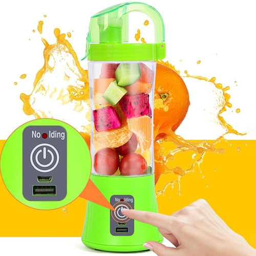 Máquina Exprimidora Portátil 380ml, Usb, Recargable