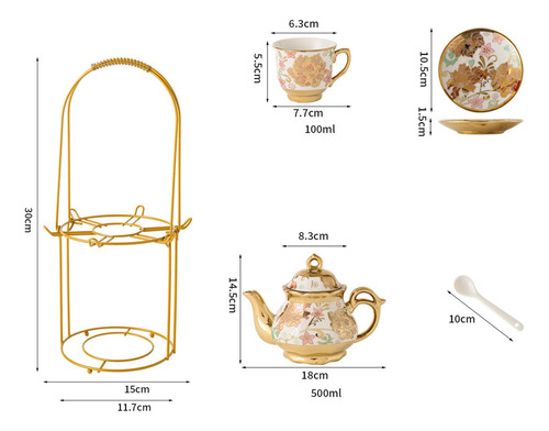 Juego De Té De, Taza De Café Expreso, Tetera De