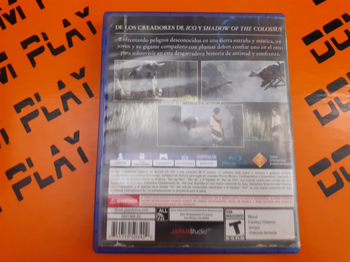 The Last Guardian Ps4 (leer Descripción) Físico Dom Play (Usado)