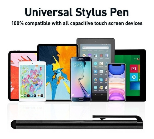 Imagen 6 de 7 de Lapiz Tactil Spen Aluminio Compatible Con Celulares Tablets