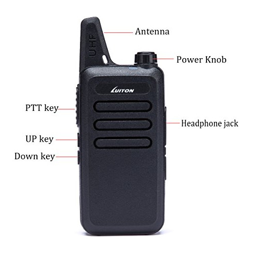 Par De Mini Walkie Talkie Lt316 Para Aficionados Al Aire Lib