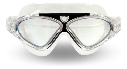 Óculos De Natação Cetus Uaru C/ Proteção Uv Cor Preto Com Transparência