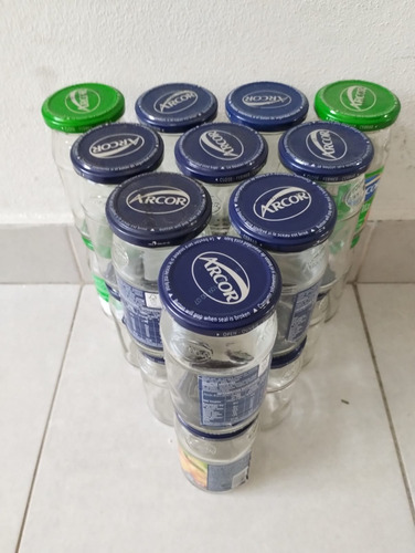 20 Frascos Vacios Arcor 454 Ml Usados Limpios