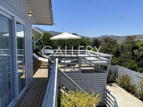 Casa En Cachagua Recién Remodelada Con Vista Al Mar
