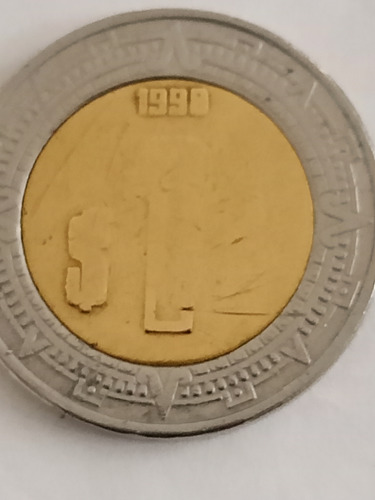 1 Moneda De $1.00 Año 1998 Bimetálica C Gran Error 