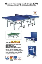 Comprar Mesa Ping Pong Para Competencia Giant Dragon K 2008