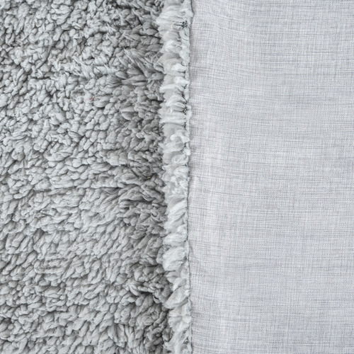 Cobertor Polar Individual Calientita Color Gris Diseño de la tela Liso