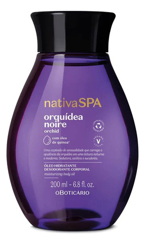 Nspa Óleo Hidratante Corporal Orquidea Noire 200ml 