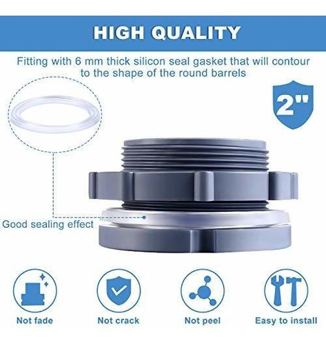 Conector Outus Para Tanque De Agua Con Mamparo De Pvc Para B
