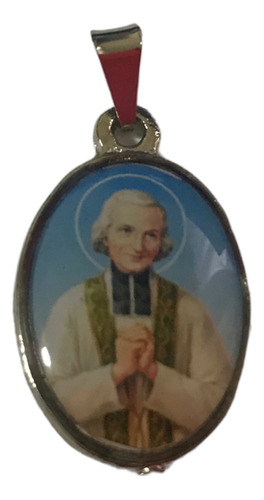 1 Pingente Medalha João Batista Maria Vianney  Proteção E Fé