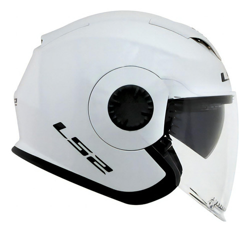 Capacete Ls2 Of570 Verso Branco Tamanho Do Capacete 56 Cor Branco