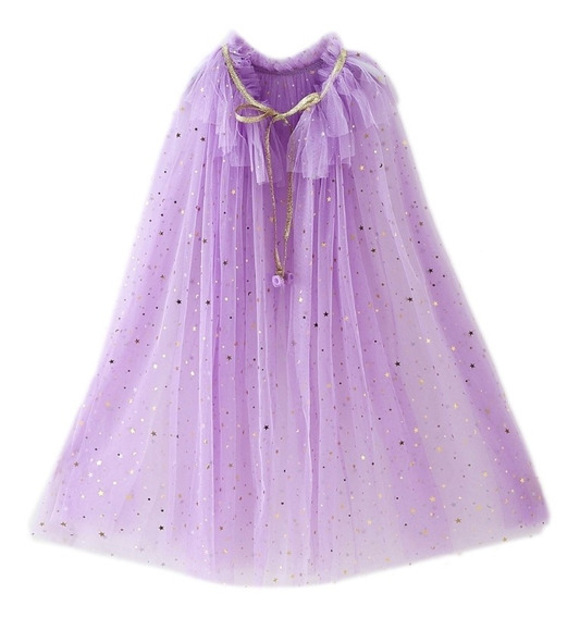 Capa De Tul Transparente Con Disfraz De Princesa Para Niños 