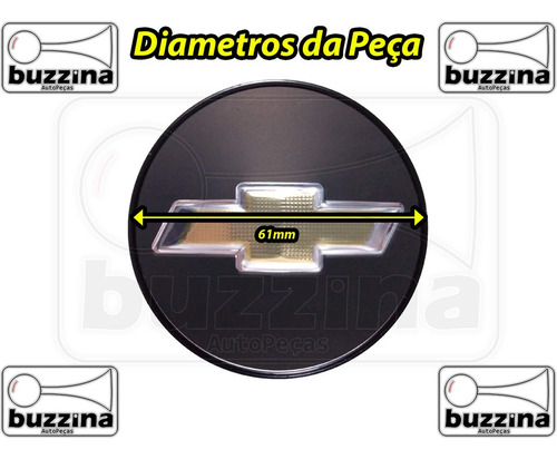 Kit 4 Calota Centrinho Tampa Chavrolet Captiva 2010-2020 Gm