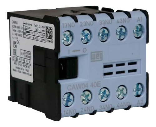 Mini Contator Weg Auxiliar 6a 4na+0nf Caw04-40