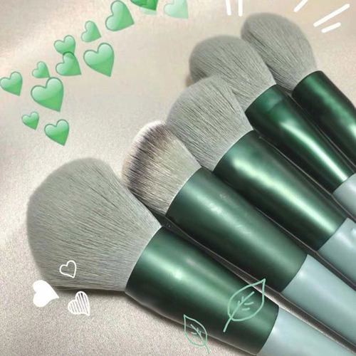 P Juego De Brochas De Maquillaje De 13 Piezas Con Bolsa Deab