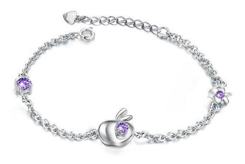 Ra De Dije - Fashion Apple Sparkling Amethyst Crystal Flower