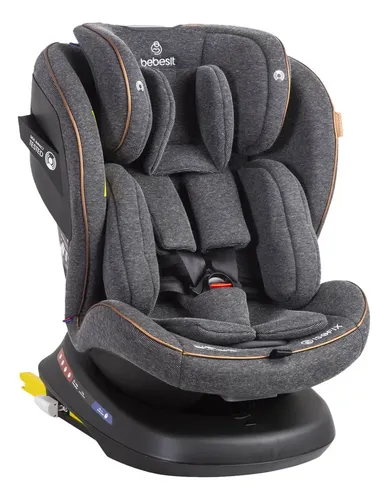Silla De Auto Convertible Supra 360° Premium Gris Bebesit