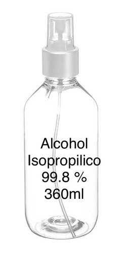 Imagen 2 de 6 de Alcohol Isopropilico 1 Litro 99.8% + Spray Limpiador Electro