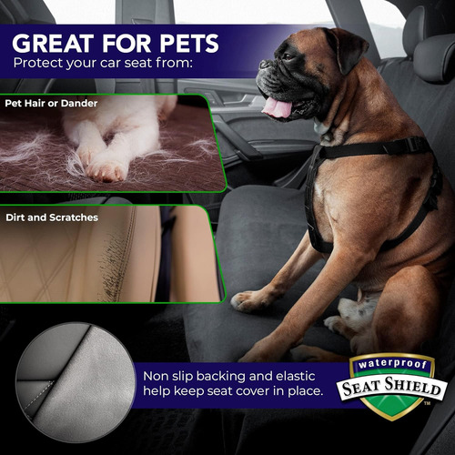 Funda De Asiento Trasero Lavable, Protector Universal De Asi