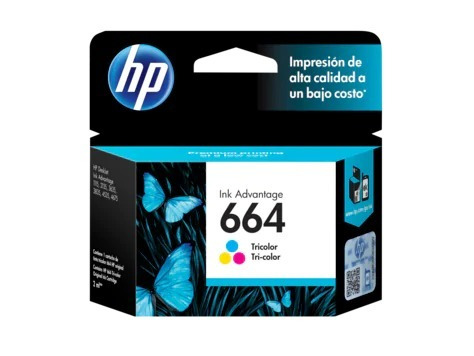 Cartucho Original Hp 664 Tricolor (f6v28al)