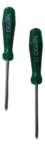 Destornillador Phillips 5-75 Mm Verde Celestal 3110