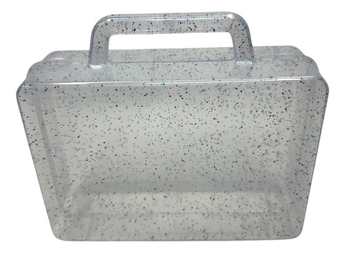 Valija Plastica Con Glitter Souvenirs X 25 Unidades