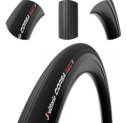 Pneu 700x32 Vittoria Corsa Tubeless 200 Tpi Dobravel Kevlar