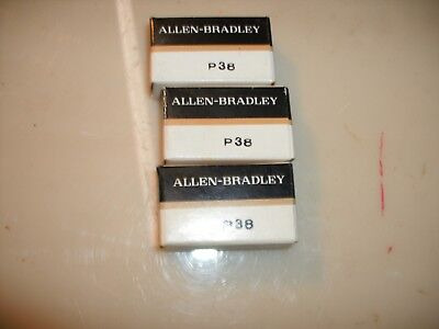 Lot Of 3 - Allen Bradley P38 Thermal Overload Heater Ele Yyu