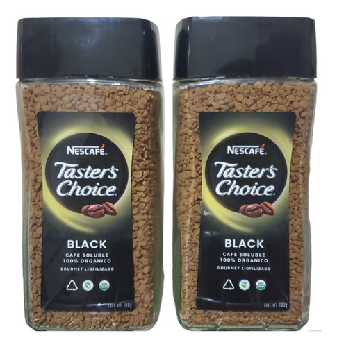 Taster Choice Cafe Importado Nuevo Black C/6 Frascos 100gr