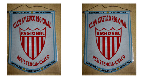 Banderin Mediano 27cm Club Regional Resistencia Chaco