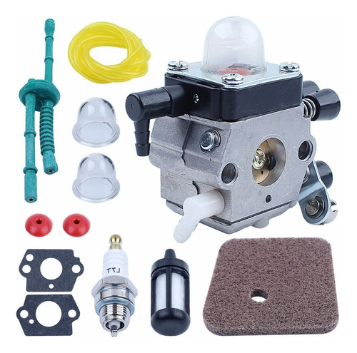 A Kit De Carburador Para Stihl Fs45 Fs46 Fs55 Fs55r Fc55