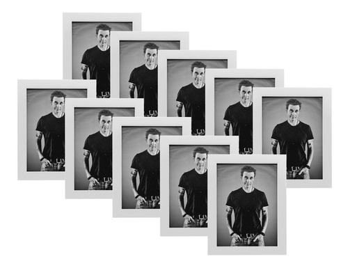 Porta Retratos 10x15 Atacado 35 Unidades Cor Branco-neve Cor
