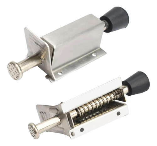 Tope De Puerta Telescópico Con Resorte Y Tornillos 14cm