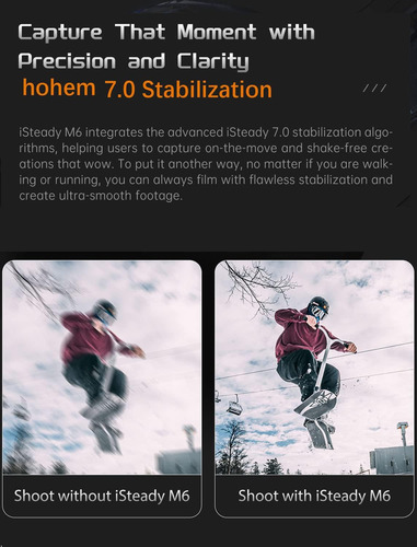 Hohem Isteady M6 Kit Smartphone Smartphel Gimbal Stabilizer