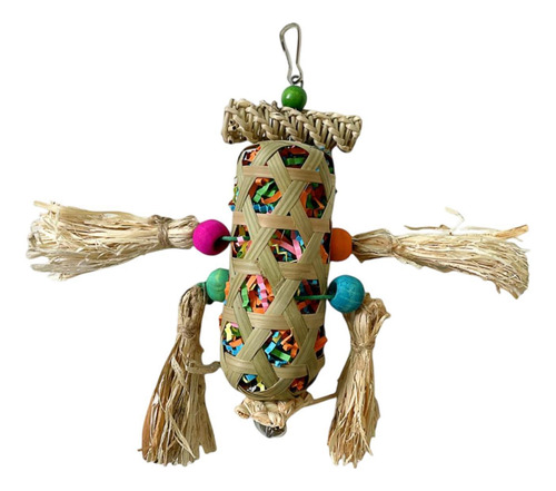 Juguete De Jaula Colgante Para Loros, Juguete Interactivo