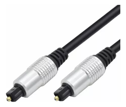 Cable de audio Toslink Digital SPDIF (premium) de fibra óptica (6 m)