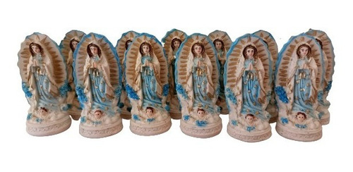 Docena De Recuerditos De La Virgen De Guadalupe Resina