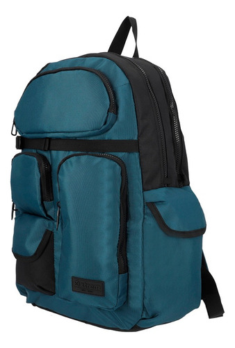Mochila Xtrem Bradbury 4xt Eternity Blue Color Azul Diseño De La Tela Lisa