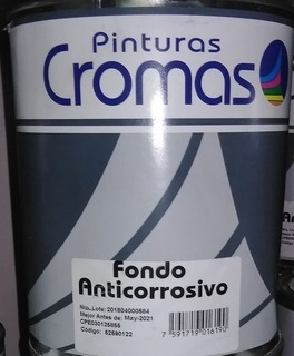 Cromas Fondo Anticorrosivo Blanco Secado Rápido 1/4g