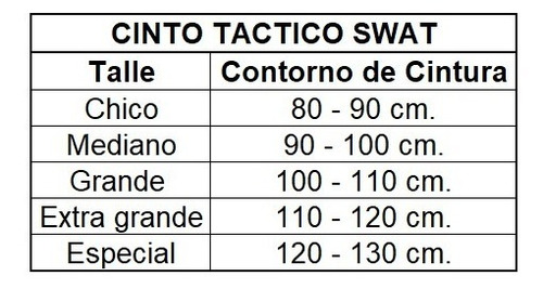 Imagen 2 de 6 de Cinturon Tactico Swat Fuerzas Seguridad Policia Militar