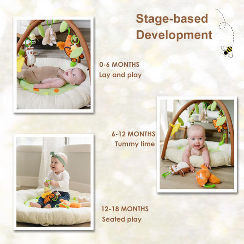 Gimnasio De Juegos Para Bebés Two Little Feet, Colchoneta
