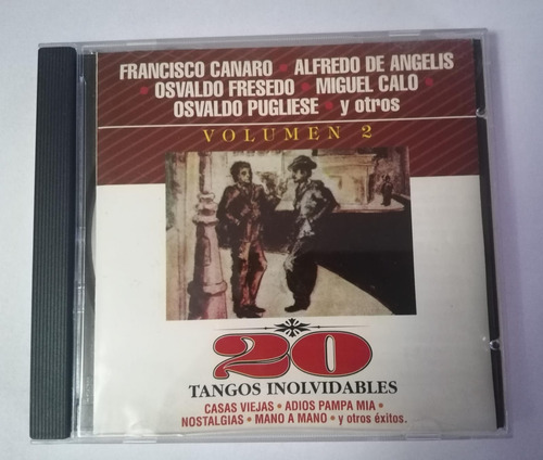 Intérpretes De Tango - Artistas Originales  Cd