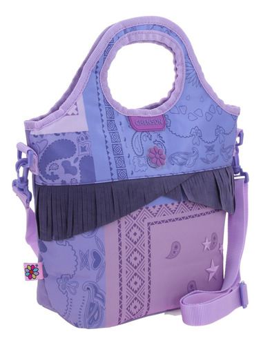 Lonchera Escolar Happy Girl Cowli Hg70253-u Color Violeta