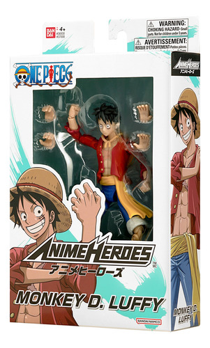 Anime Heroes Figura Acción One Piece Monkey D. Luffy