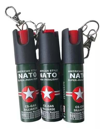 Gas Pimienta Nato Lavero de 20 ML, es un método de defensa personal