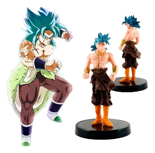 Muñeco Broly Blue Dragón Ball Z Coleccionable - Kubo