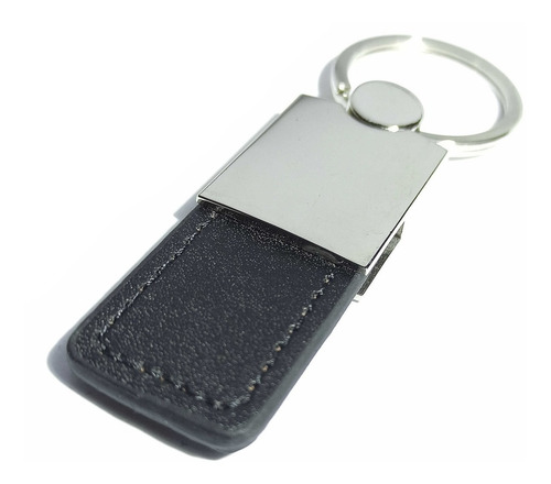 Imagen 3 de 10 de Llavero Acero Ecocuero Reversible Grabado Laser Estuche