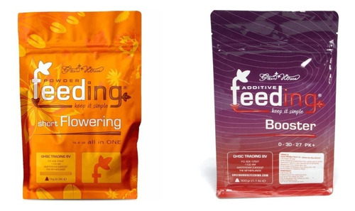 Combo Feeding Short Flowering 500g + Booster 125g Floracion